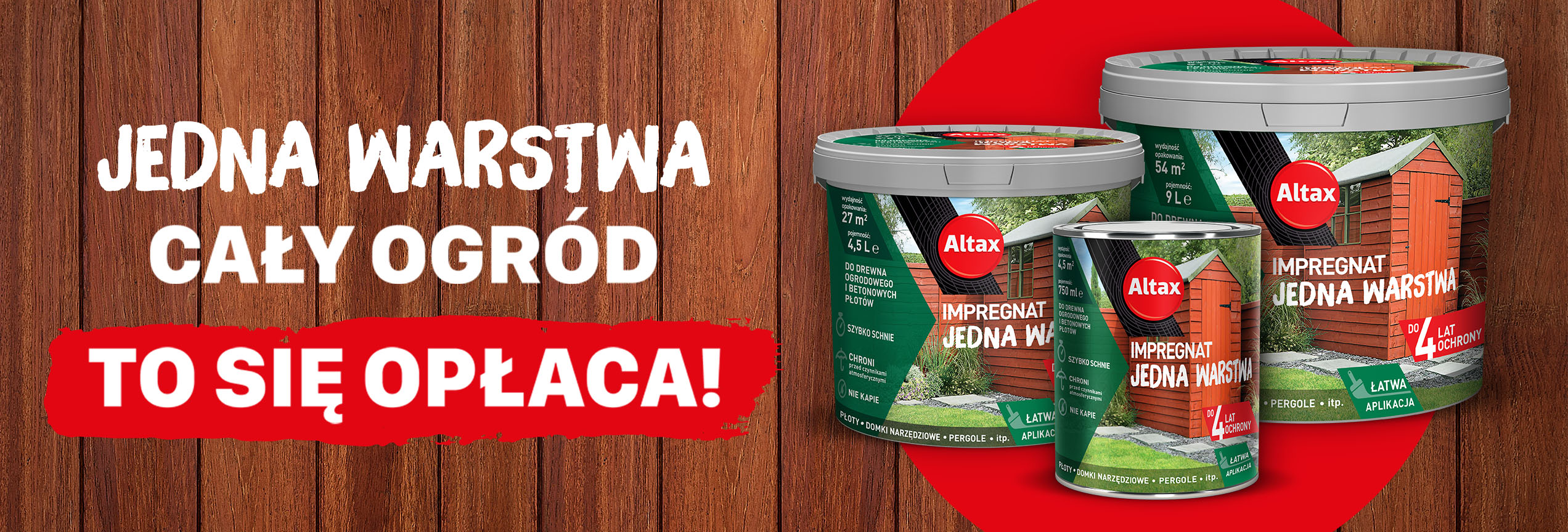 Altax Baner do slidera impregnat jedna warstwa 2544x864