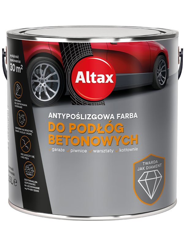 Altax - Antypoślizgowa farba do podłóg betonowych 600x800 2,5 l